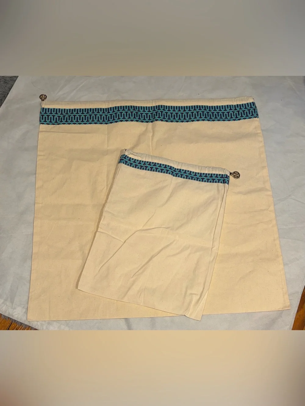 New TORI BURCH Set of 2 Dust Bags - Large & Small